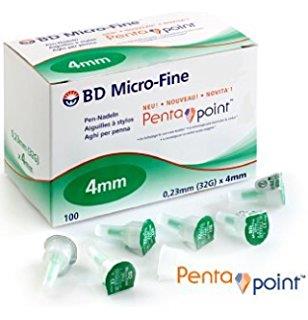Ενημέρωση για τις βελόνες για πένες Ινσουλίνης BD Microfine/Pentapoint